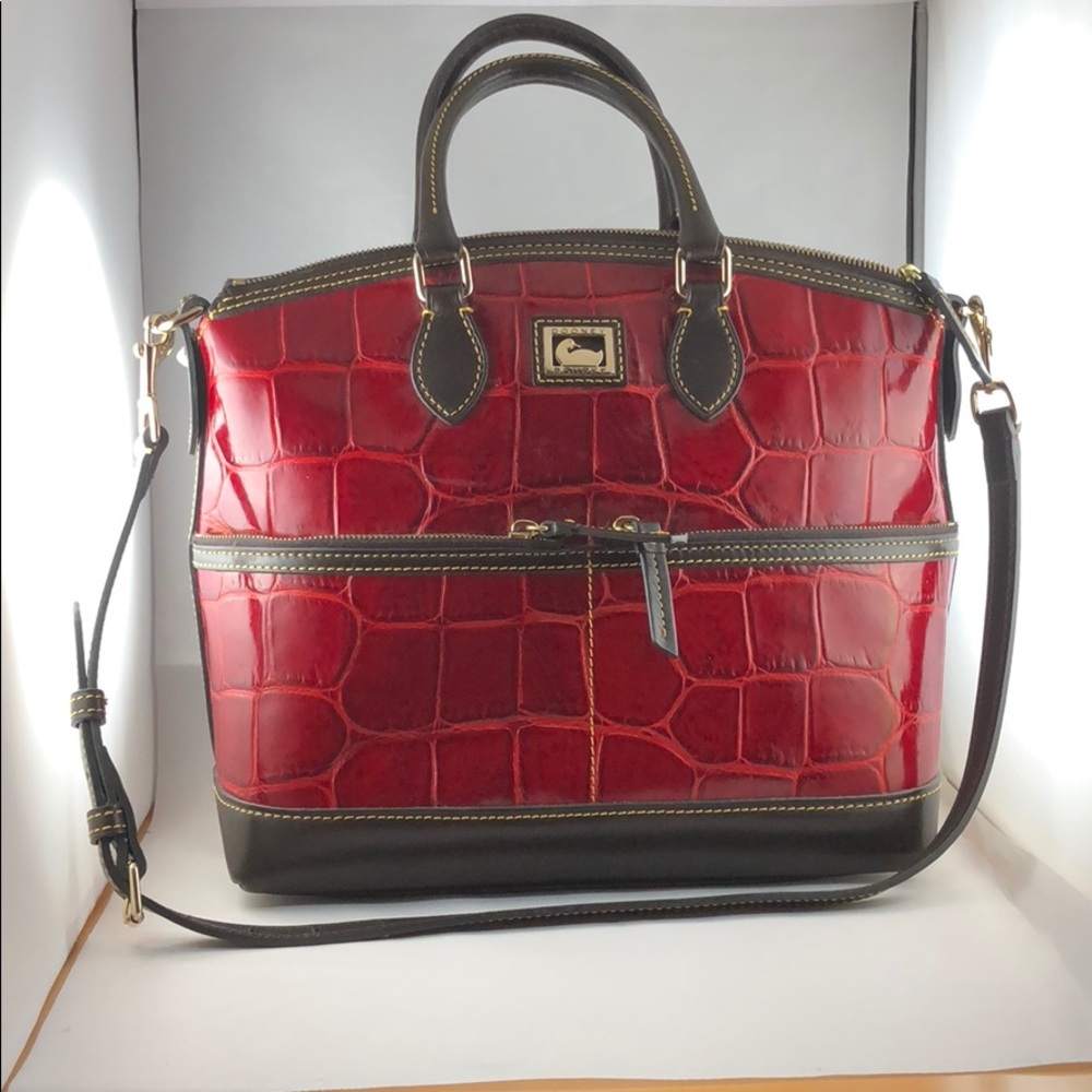 Dooney  and Burke Red Patent Leather Purse
